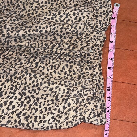 AERIE Leopard Print Cargo Pants Small - Picture 6 of 10